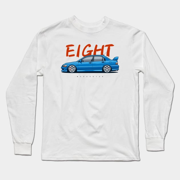 Eight Long Sleeve T-Shirt by Markaryan